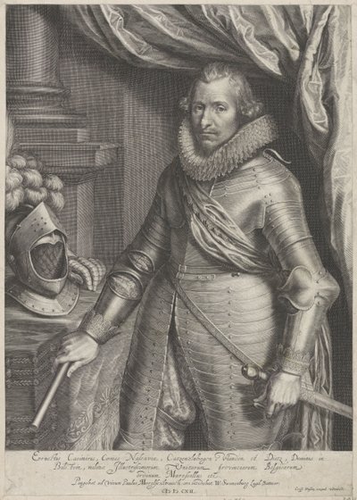 Porträtt av Ernst Casimir, greve av Nassau-Dietz av Willem Isaacsz. van Swanenburg