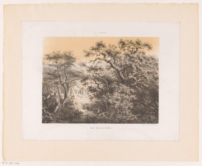Landskap med exil Exilen (titel på objekt) av Willem Jacob Hofdijk