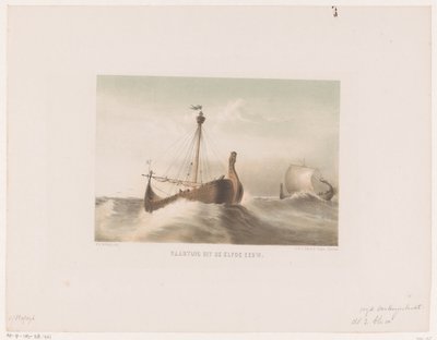 Fartyg, 1000-talet Fartyg från 1000-talet (titel på föremål) av Willem Jacob Hofdijk