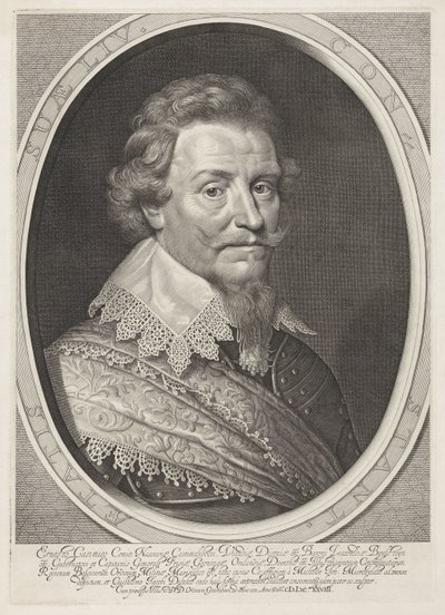 Porträtt av Ernst Casimir, greve av Nassau-Dietz av Willem Jacobsz Delff