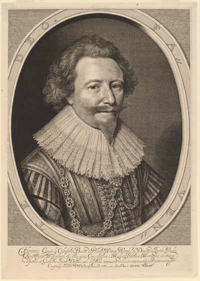 Florent II, greve av Pallandt av Willem Jacobsz Delff after Michiel van Miereveld