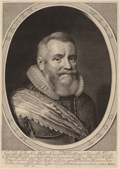 William Louis, greve av Nassau-Beilstein av Willem Jacobsz Delff after Michiel van Miereveld