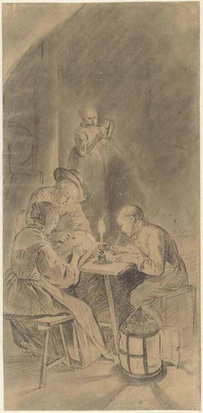 Utbildning med levande ljus av Willem Joseph Laquy
