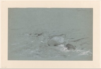 Kustlandskap med stenblock nära Tyssedal, Norge av Willem Maris