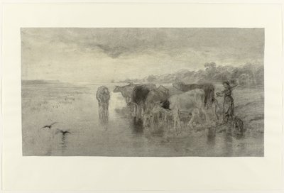 Solnedgång av Willem Maris