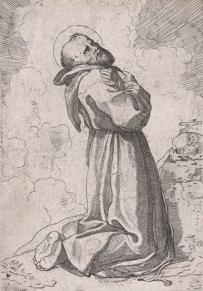 St Francis, ca. 1612-13. av Willem Pietersz. Buytewech