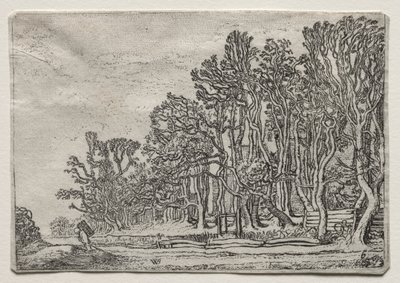 The Set of the Landscapes: Two Plank-Hedges av Willem Pietersz Buytewech