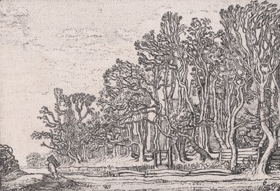 Verscheyden Landtschapjes Various Little Landscapes、プレート 6、...、ca. 1616.スウェーデン語 av Willem Pietersz. Buytewech
