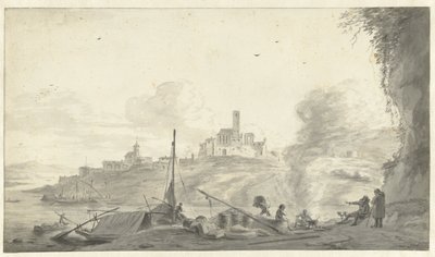 Italienskt landskap av Willem Schellinks