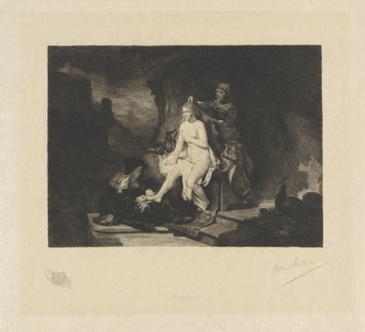 Bathshebas toalett av Willem Steelink (II) (signed by artist)