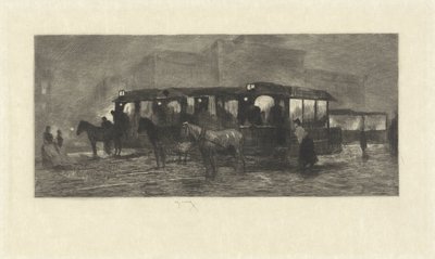 Square på natten av Willem Steelink (II)