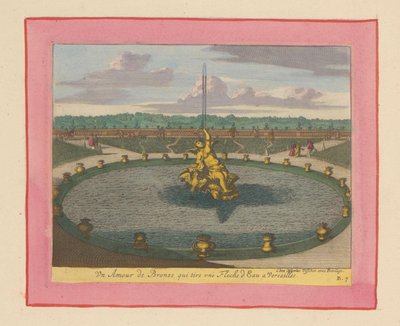 Amorbrunnen in den Gärten von Versailles av Willem Swidde