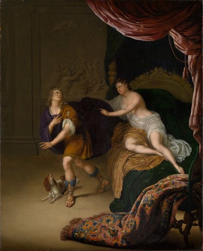 Josef och Potifars hustru av Willem Van Mieris