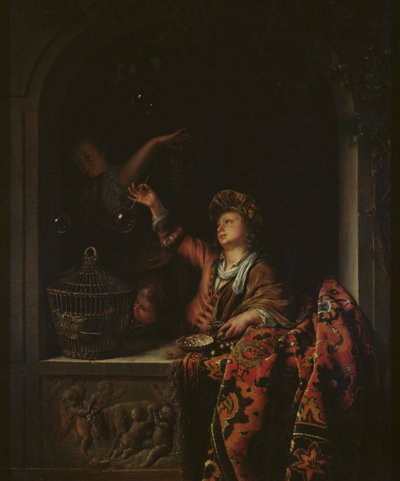 Såpbubblor av Willem Van Mieris