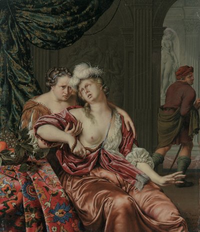 Kleopatras död, 1694 av Willem Van Mieris