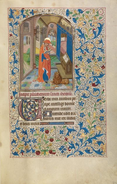 Sankt Jerome av Willem Vrelant