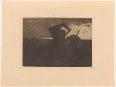 Tre potatisupptagare av Willem Witsen (signed by artist)