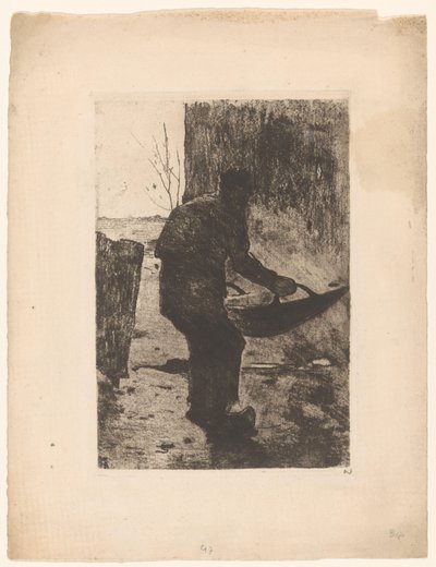 Man som vinner av Willem Witsen (signed by artist)