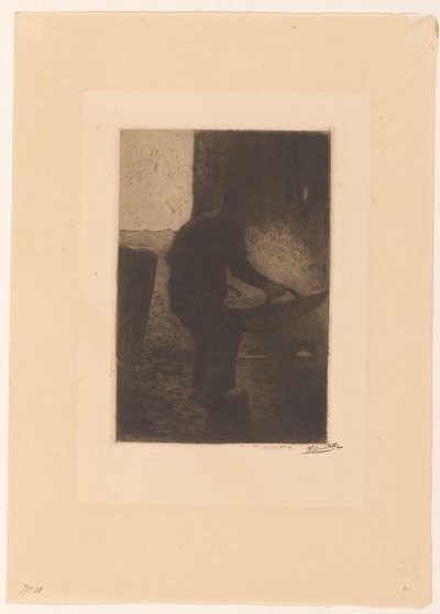 Man som vinner av Willem Witsen (signed by artist)