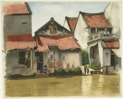 Nedre staden Batavia av Willem Arnoldus Witsen