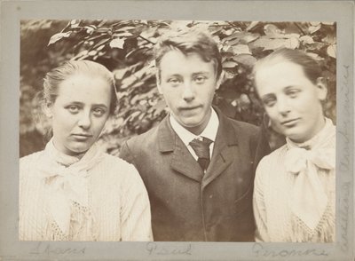 Trillingarna Stans, Paul och Peronne Arntzenius av Willem Witsen
