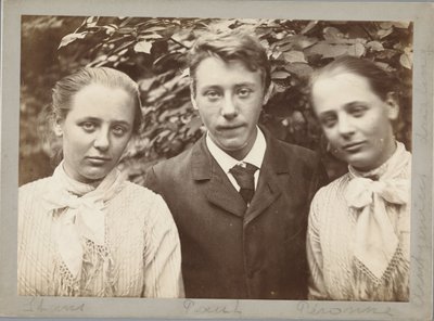 Trillingarna Stans, Paul och Peronne Arntzenius av Willem Witsen