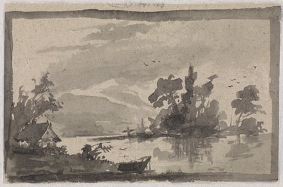 Flodlandskap av Willem de Famars Testas