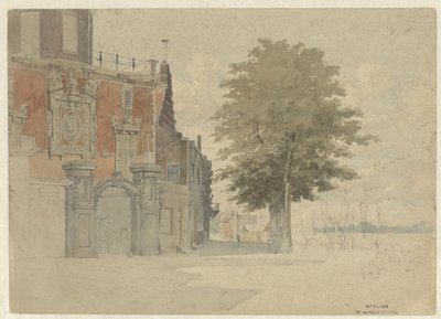 Groothoofdspoort i Dordrecht av Willem de Haas Hemken
