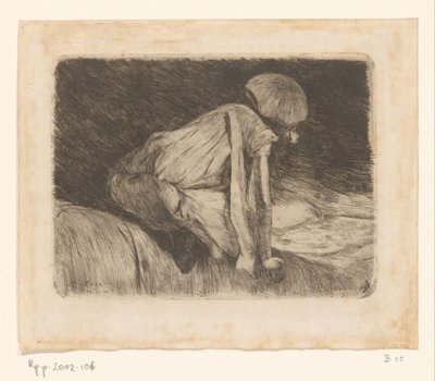Girl Reading (bakifrån) (originaltitel) av Willem de Zwart