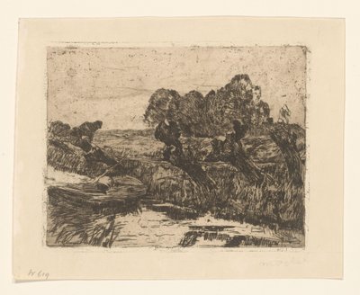 Willows by a dike (originaltitel) av Willem de Zwart