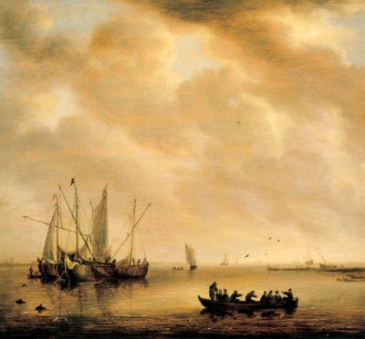 "Havsbild". Målning av Willem van Diest (1610-1673) av Willem van Diest