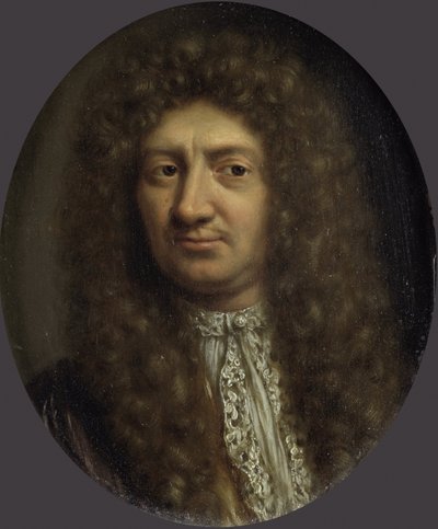 Porträtt av en man av Willem van Mieris (attributed to)