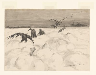 Inga nyheter längst fram (originaltitel på objekt) av Willem van Schaik (signed by artist)