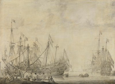 Fartyg efter slaget av Willem van de Velde (I)