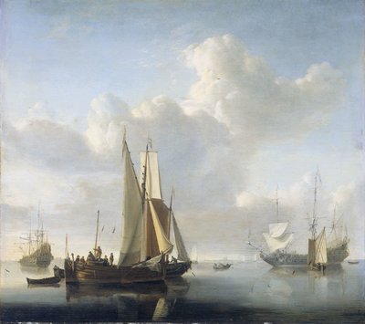 Skeppar före kusten Skeppar utanför kusten av Willem van de Velde (II)