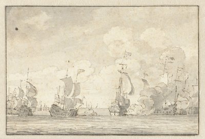 sjöslag av Willem van de Velde (II)