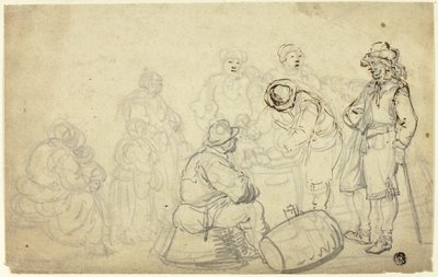 Bondescen av Willem van de Velde I