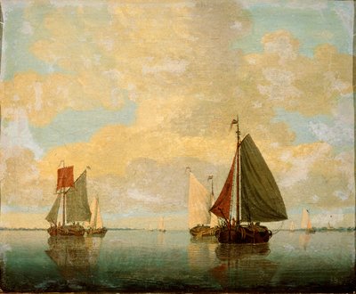 Segelbåtar, 1600-tal av Willem van de Velde the Younger