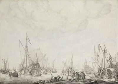 De kungliga och statliga båtarna av Willem van de the Elder Velde