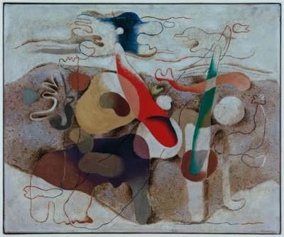 Eidos med landskap av Willi Baumeister