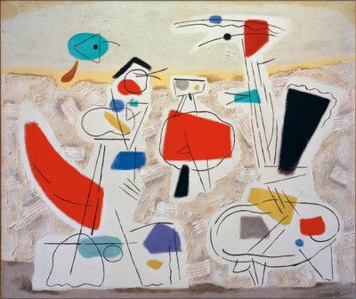 Heitere Landschaft II von Willi Baumeister