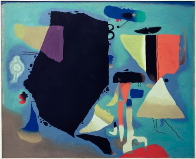 Kessaua mit Doppelring I von Willi Baumeister