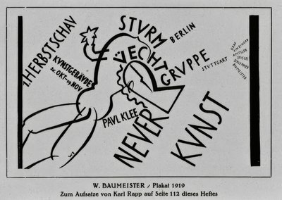 Poster  av Willi Baumeister