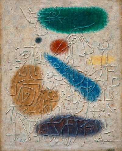 Tempelwand von Willi Baumeister