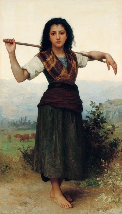 Den lilla herden av William-Adolphe Bouguereau