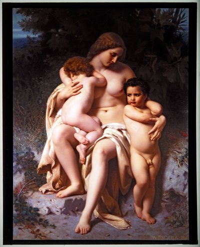 Den första oenigheten av William-Adolphe Bouguereau