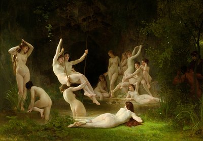 Nymphaeum av William-Adolphe Bouguereau