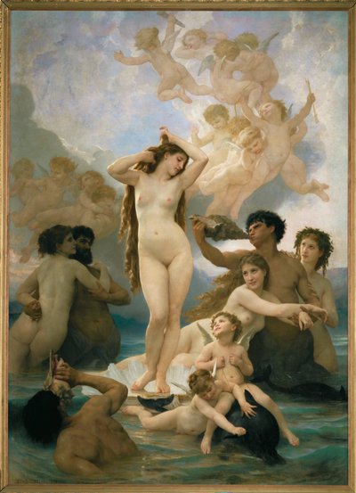 Venus födelse (målning på duk) av William-Adolphe Bouguereau