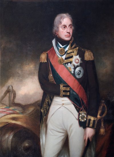 Horatio, Viscount Nelson, ca 1806 (olja på duk) av William (after) Beechey