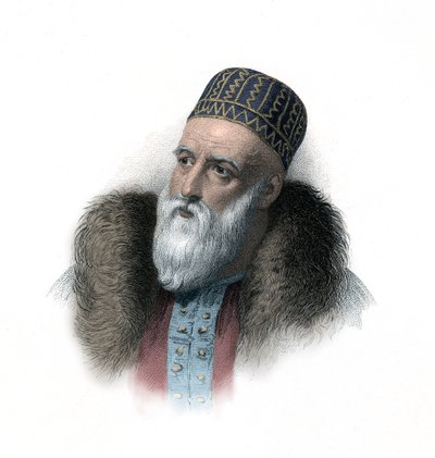 Ali Pacha / Pasha, även känd som "lejonet från Yannina av William (after) Finden